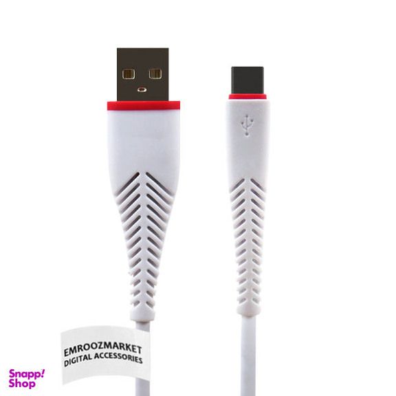کابل تبدیل USB به USB-C امروزمارکت مدل EM10C12 طول 1 متر