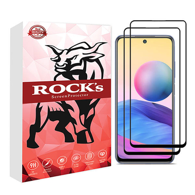 محافظ صفحه نمایش راکز مدل FGS مناسب برای گوشی موبایل شیایومی Redmi Note 10 بسته دو عددی
