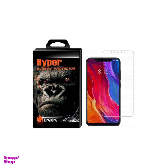 محافظ صفحه نمایش شیشه ای کینگ کونگ مدل Hyper Protector مناسب برای گوشی Xiaomi MI 8