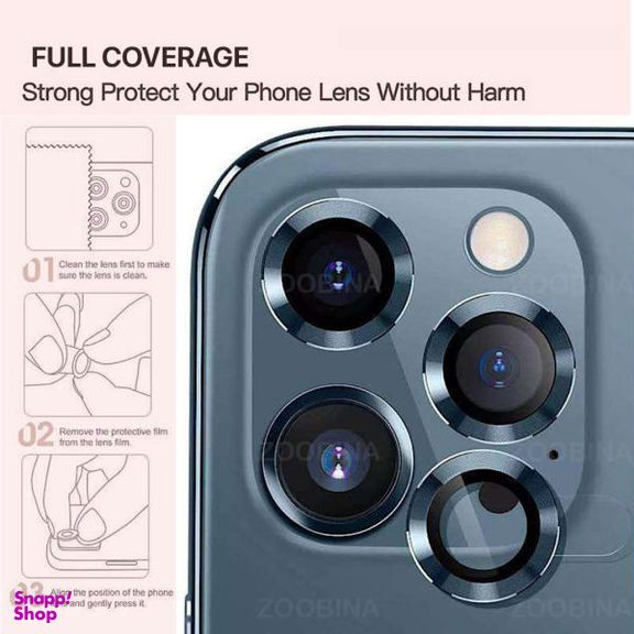 محافظ لنز دوربین زوبینا مدل Z SAFE مناسب برای گوشی موبایل اپل iPhone 13 Pro