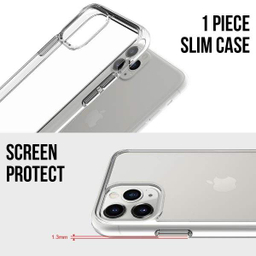 کاور اسپیس مدل transparent pc مناسب برای گوشی موبایل اپل iphone 13