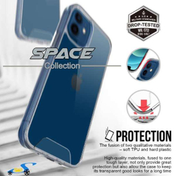 کاور اسپیس مدل transparent pc مناسب برای گوشی موبایل اپل iphone 13