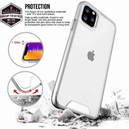 کاور اسپیس مدل transparent pc مناسب برای گوشی موبایل اپل iphone 13