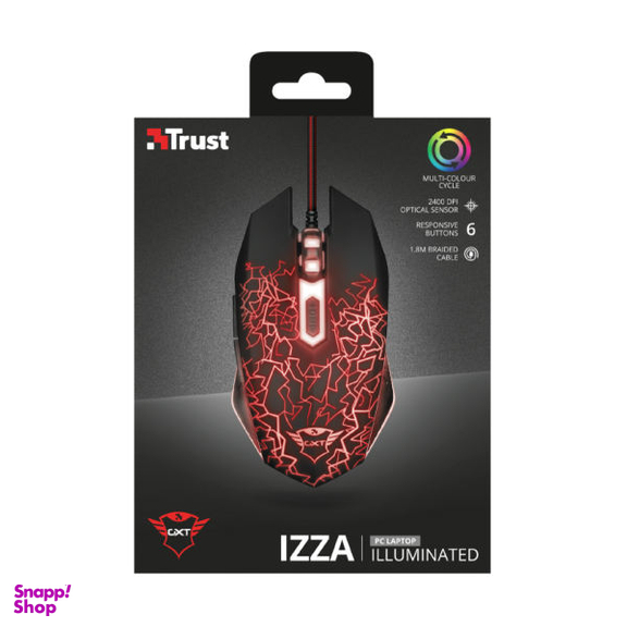 ماوس مخصوص بازی تراست مدل GXT 105 Izza Illuminated