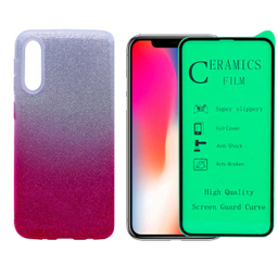 کاور لمبر مدل LAMAKL-SE-1 مناسب برای گوشی موبایل اپل Iphone X به همراه محافظ صفحه نمایش
