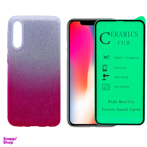 کاور لمبر مدل LAMAKL-SE-1 مناسب برای گوشی موبایل اپل Iphone X به همراه محافظ صفحه نمایش