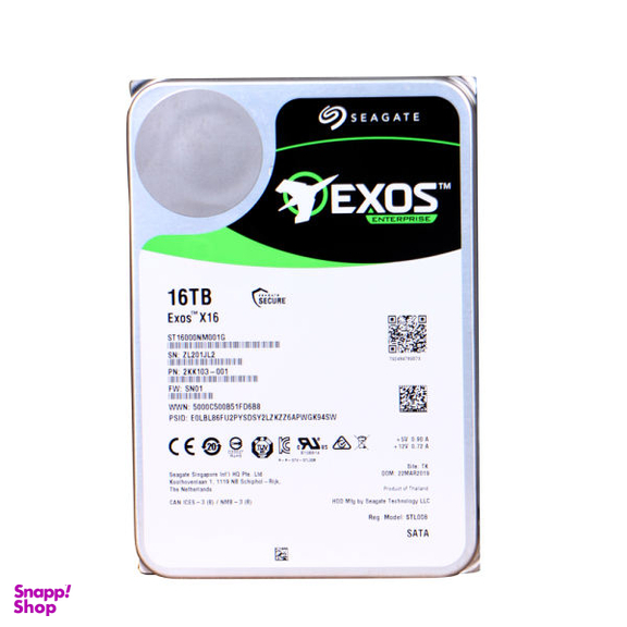 هارددیسک اینترنال سیگیت مدل ST16000NM001G Enterprise ظرفیت 16 ترابایت