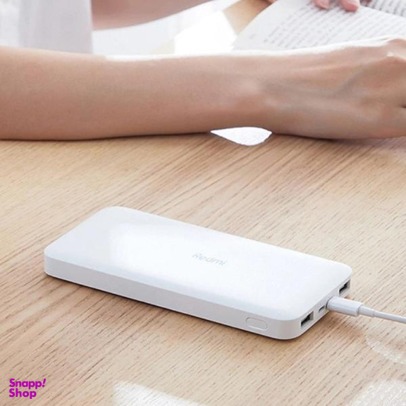 پاوربانک شیائومی مدل Redmi Pb100Lzm ظرفیت 10000 میلی آمپر ساعت به همراه کابل تبدیل MicroUSB