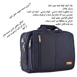 کوله پشتی لپ تاپ مدل 11 - LOO مناسب برای لپ تاپ 15 اینچی غیر اصل