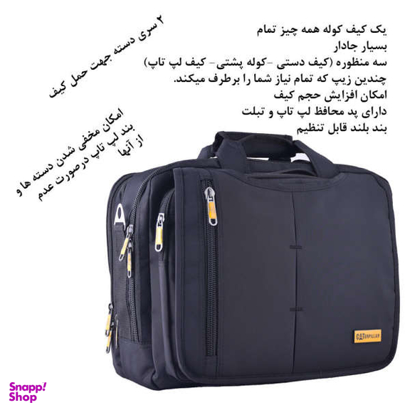 کوله پشتی لپ تاپ مدل 11 - LOO مناسب برای لپ تاپ 15 اینچی غیر اصل