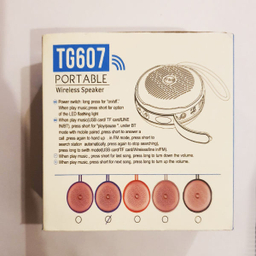 اسپیکر بلوتوثی قابل حمل تی اند جی مدل TG607