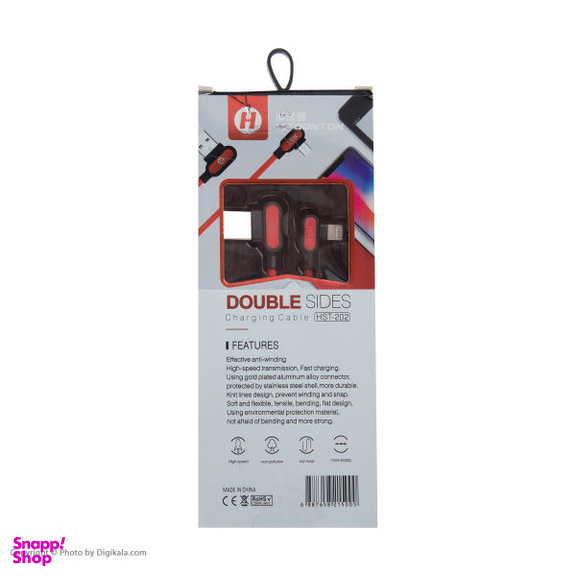کابل تبدیل USB به لایتنینگ هیسونتون مدل HST-202 طول 1 متر