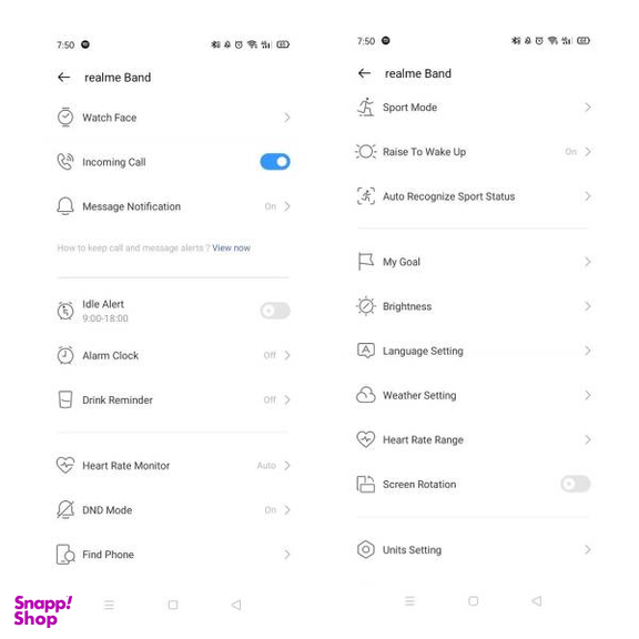 مچ بند هوشمند ریل می مدل Realme Band