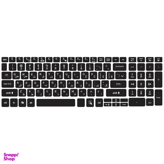 برچسب حروف فارسی کیبورد مدل BL-CK-N1