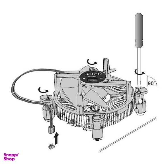 خنک کننده پردازنده اینتل مدل box55