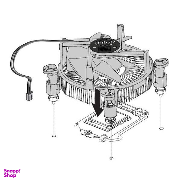 خنک کننده پردازنده اینتل مدل box55