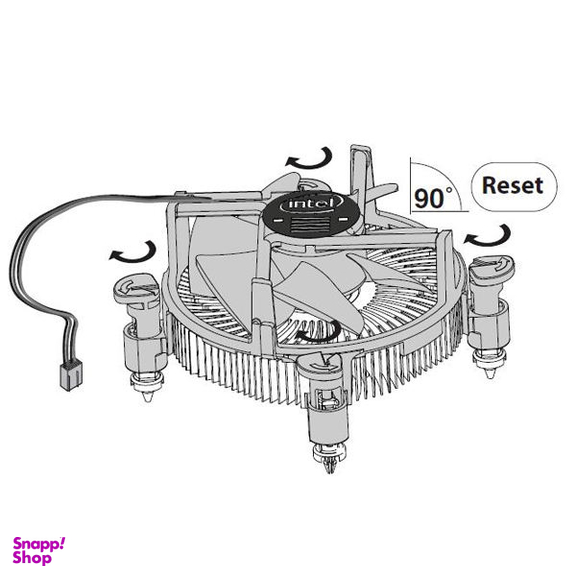 خنک کننده پردازنده اینتل مدل box55