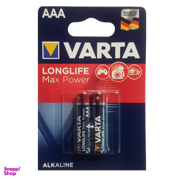 باتری نیم قلمی وارتا (Varta) مدل MAX-4703 بسته 2 عددی