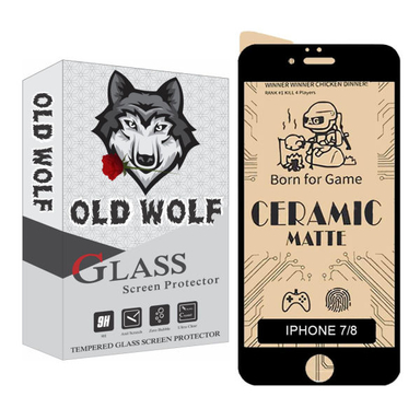 محافظ صفحه نمایش سرامیکی مات اولد ولف مدل iPhone7_CERMAT مناسب برای گوشی موبایل اپل iPhone 7