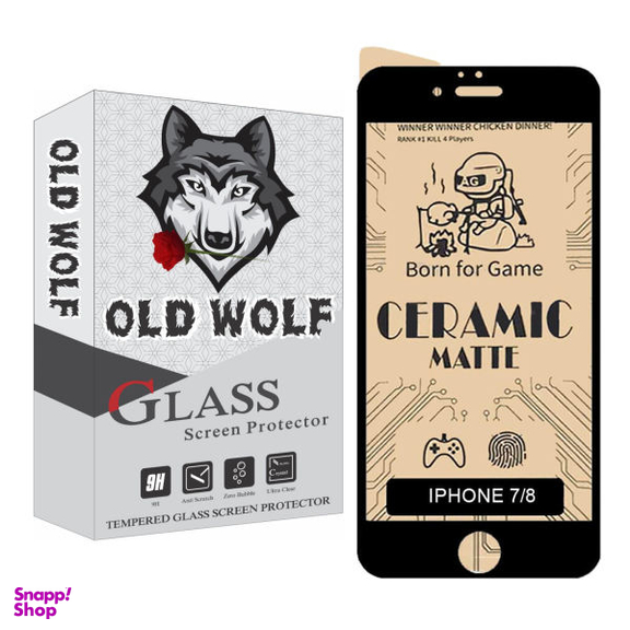 محافظ صفحه نمایش سرامیکی مات اولد ولف مدل iPhone7_CERMAT مناسب برای گوشی موبایل اپل iPhone 7