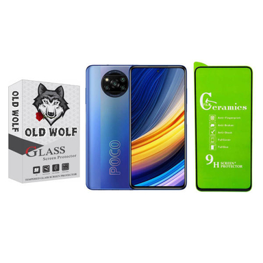 محافظ صفحه نمایش سرامیکی اولد ولف مدل PAMIC مناسب برای گوشی موبایل شیائومی Poco X3