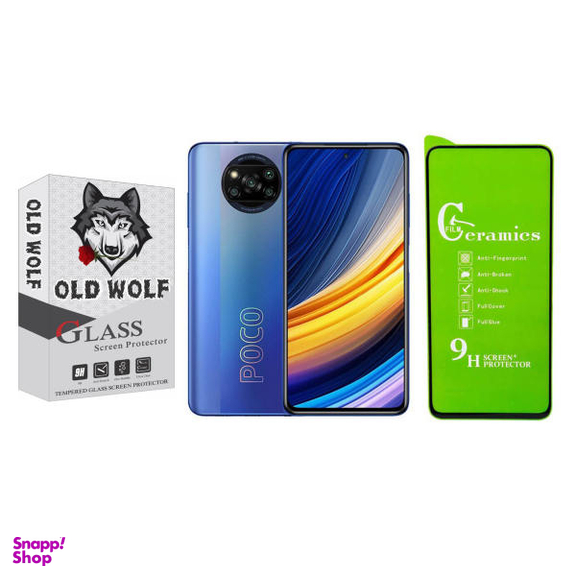 محافظ صفحه نمایش سرامیکی اولد ولف مدل PAMIC مناسب برای گوشی موبایل شیائومی Poco X3