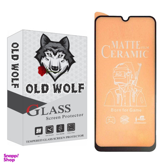 محافظ صفحه نمایش سرامیکی اولد ولف مدل A30_CERMAT مناسب برای گوشی موبایل سامسونگ Galaxy A30