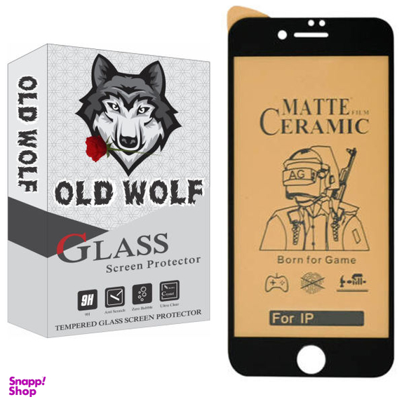 محافظ صفحه نمایش سرامیکی مات اولد ولف مدل iPhone6SPlus_CERMAT مناسب برای گوشی موبایل اپل iPhone 6S Plus