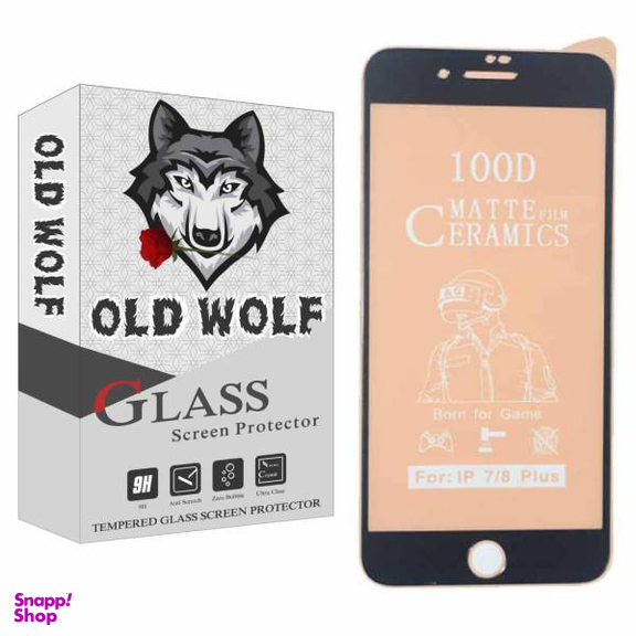 محافظ صفحه سرامیکی مات اولد ولف مدل iPhone7Plus_CERMAT مناسب موبایل اپل iPhone 7 Plus