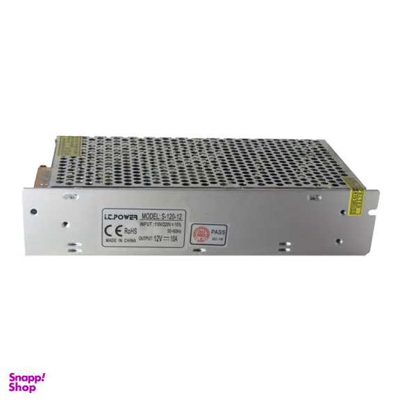 آداپتور سوییچینگ 12 ولت 10 آمپر آی‌سی پاور مدل S-120-12