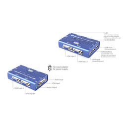 سوییچ VGA KVM چهار پورت USB کی نت پلاس مدلKPU624