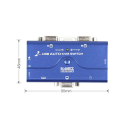 سوییچ KVM دو پورت USB کی نت پلاس مدلKPU622