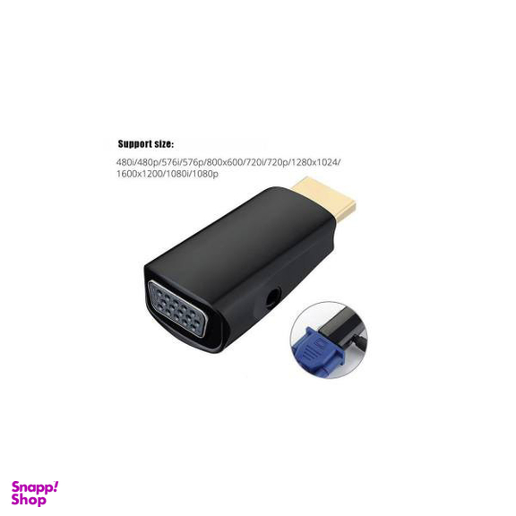 مبدل HDMI به VGA و Audio مدل HD adaptor