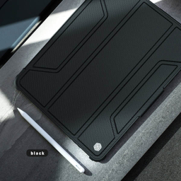 کیف کلاسوری نیلکین مدل Camshield Bumper Leather مناسب برای تبلت اپل iPad Pro 12.9 2020 / iPad Pro 12.9 2021