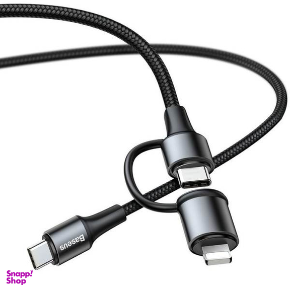 کابل تبدیل USB-C به USB-C/لایتنینگ باسیوس مدل CATLYW-H01 طول 1 متر