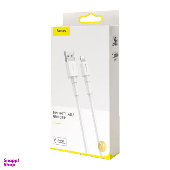 کابل تبدیل USB به لایتنینگ باسیوس مدل lb330 طول 1 متر