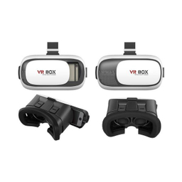 هدست واقعیت مجازی وی آر باکس مدل VR Box 2 به همراه ریموت کنترل بلوتوث و DVD نرم افزار و USB LED هدیه