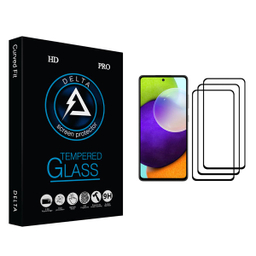 محافظ صفحه نمایش دلتا مدل HD مناسب برای گوشی موبایل سامسونگ Galaxy A52 بسته سه عددی