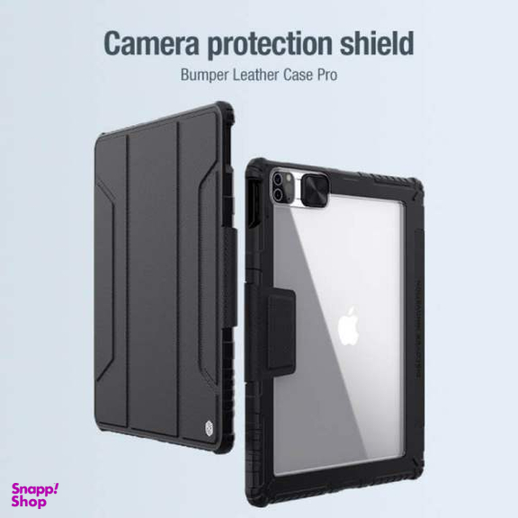 کیف کلاسوری نیلکین مدل Camshield Bumper Leather مناسب برای تبلت اپل iPad Pro 12.9 2020 / iPad Pro 12.9 2021