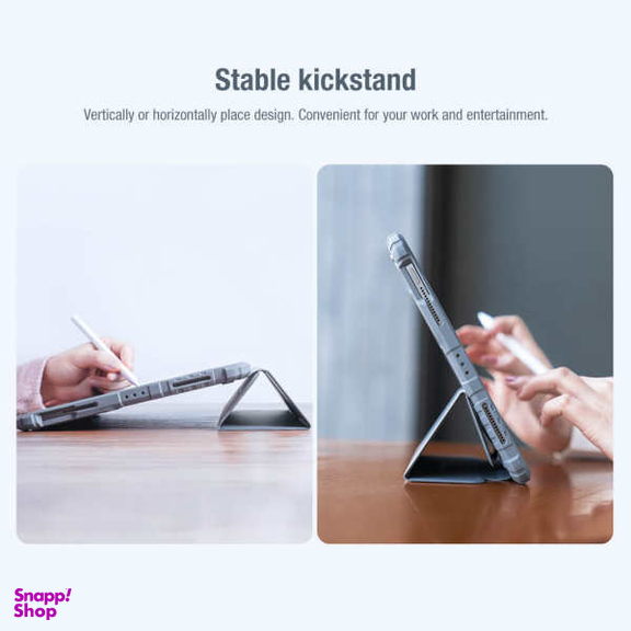 کیف کلاسوری نیلکین مدل Camshield Bumper Leather مناسب برای تبلت اپل iPad Pro 12.9 2020 / iPad Pro 12.9 2021