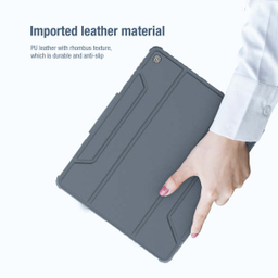 کیف کلاسوری نیلکین مدل Camshield Bumper Leather مناسب برای تبلت اپل iPad Pro 12.9 2020 / iPad Pro 12.9 2021