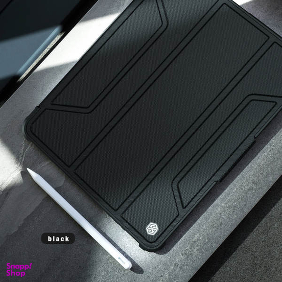 کیف کلاسوری نیلکین مدل Camshield Bumper Leather مناسب برای تبلت اپل iPad Pro 12.9 2020 / iPad Pro 12.9 2021
