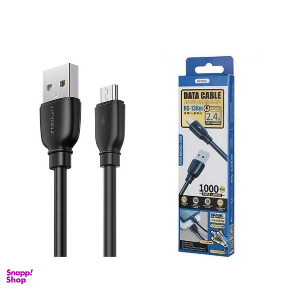 کابل تبدیل USB به microUSB ریمکس مدل RC-138M طول 1 متر
