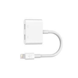 کابل مبدل لایتنینگ 2x1 بلکین F8J198BTWHT طول 14سانتیمتر