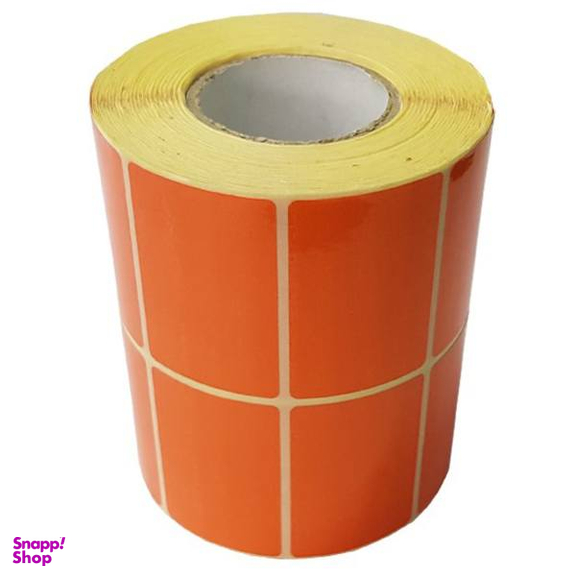 برچسب نارنجی پرینتر لیبل زن کد 006