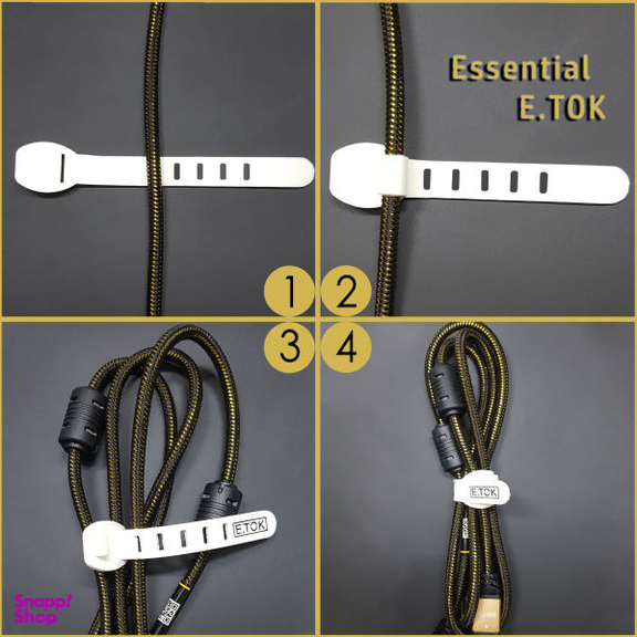 نگهدارنده کابل ایتوک مدل Essential مجموعه 4 عددی