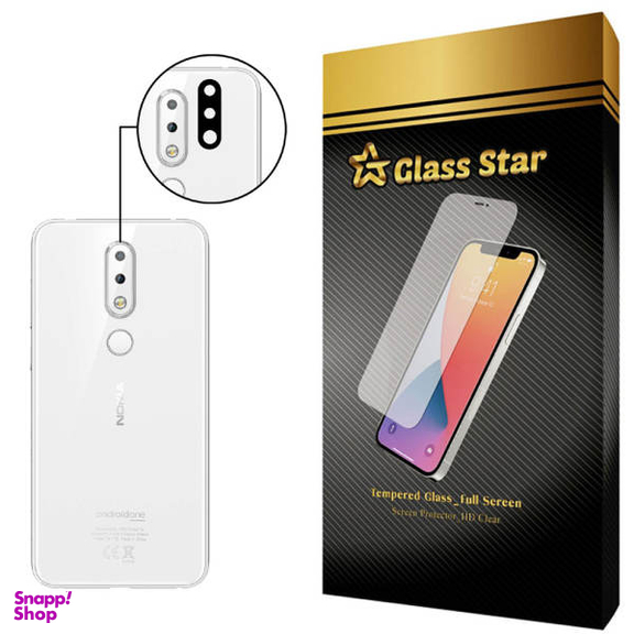 محافظ لنز دوربین سرامیکی گلس استار مدل G مناسب گوشی نوکیا X6 / 6.1 Plus