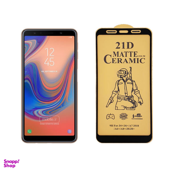 محافظ صفحه نمایش سرامیکی مات گریفین مدل FLCRM GN to مناسب برای گوشی موبایل سامسونگ Galaxy A750 / A7 2018