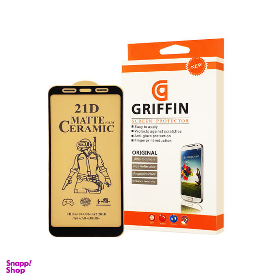 محافظ صفحه نمایش سرامیکی مات گریفین مدل FLCRM GN to مناسب برای گوشی موبایل سامسونگ Galaxy A750 / A7 2018