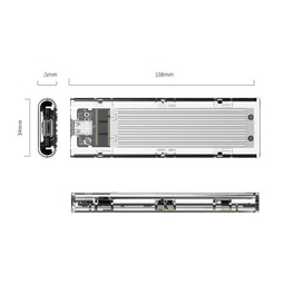 قاب NVMe M.2 SSD اوریکو مدل TCM2-C3